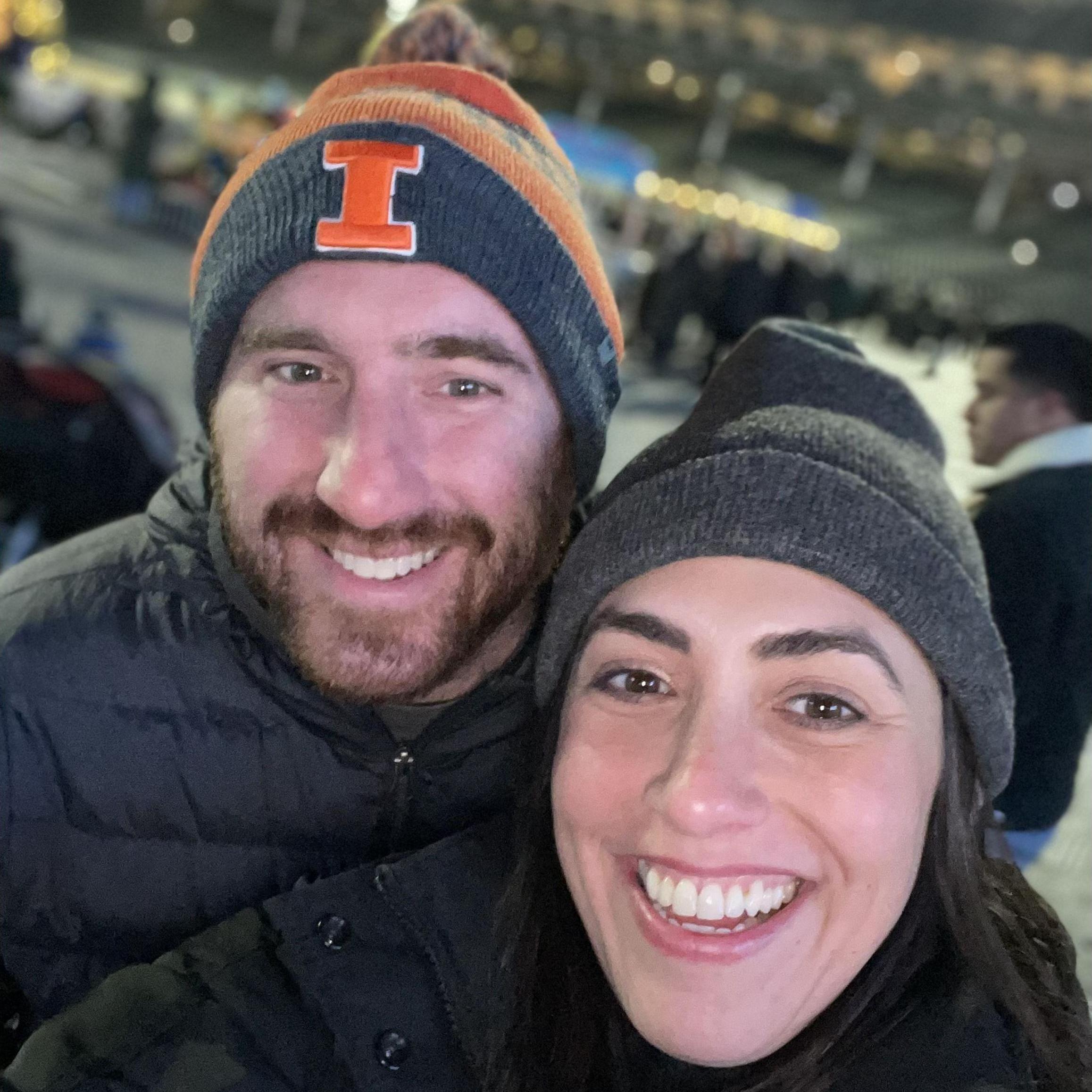 The one where we went ice skaiting at Wrigley Field