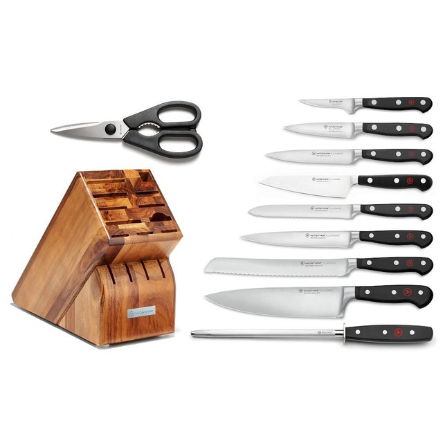 Wüsthof Classic 11-Piece Ultimate Knife Block Set