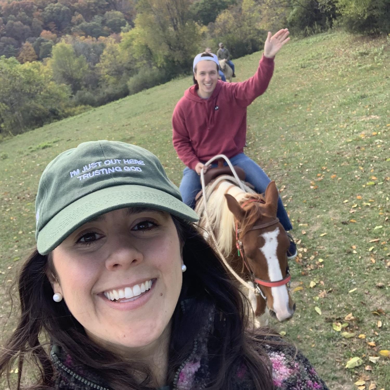 Ryan's first time horseback riding