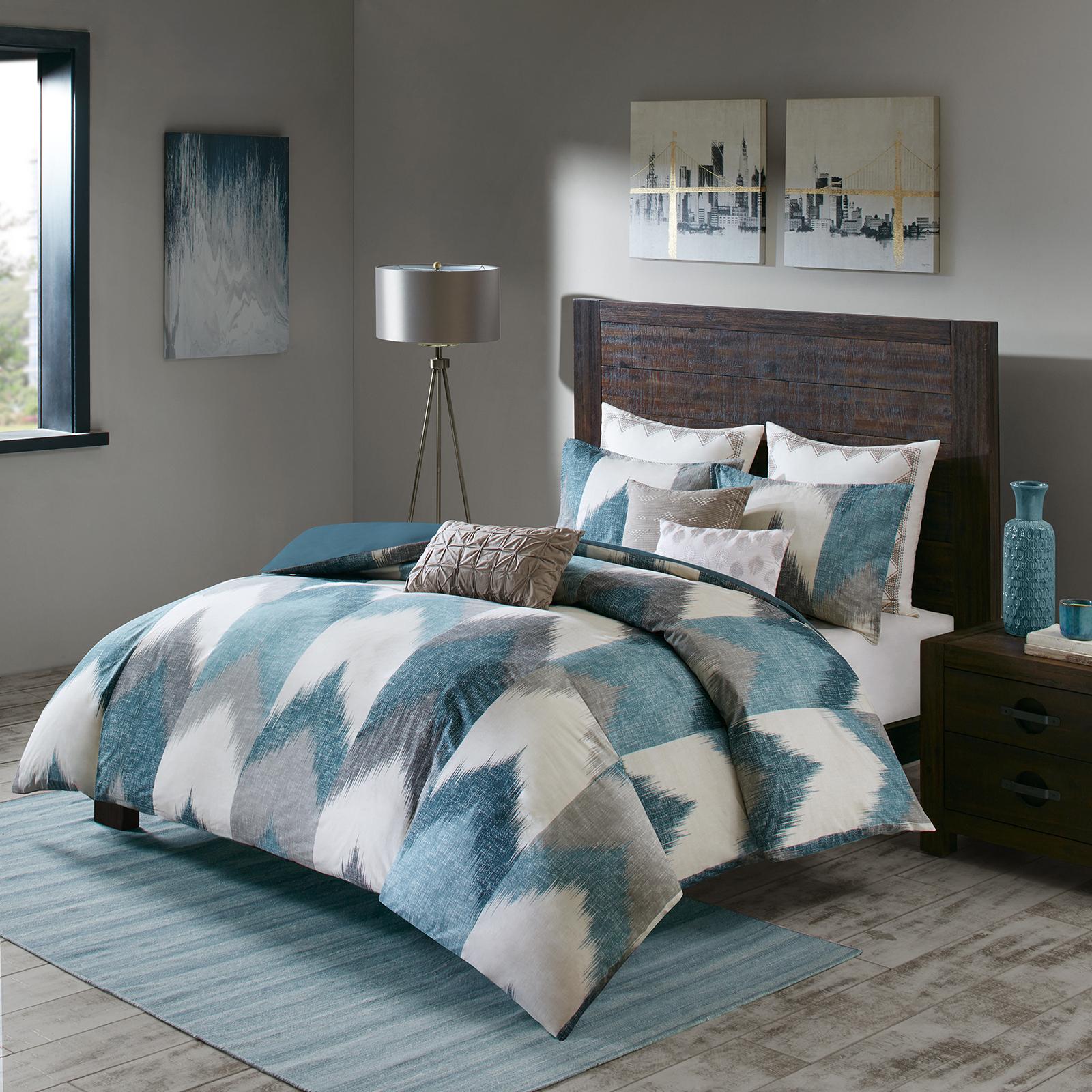 Buy Slate Blue Cotton Rich Plain Duvet Cover and Pillowcase Set from Next  USA