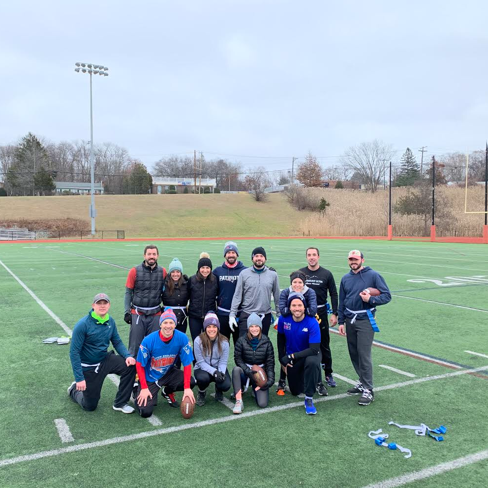 November 2019 - Annual post-Thanksgiving flag football game with the Burlington crew