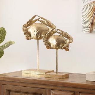 Conra Crab Table Ornament, Set of 2