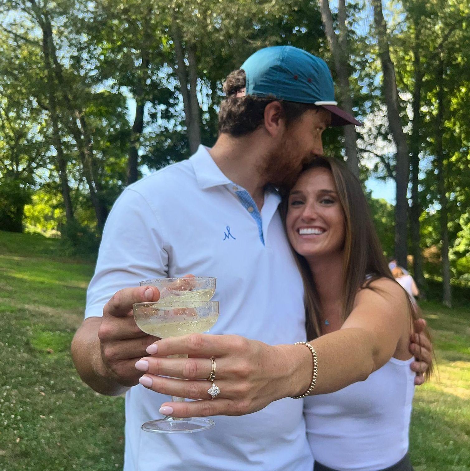 Celebrating our engagement!