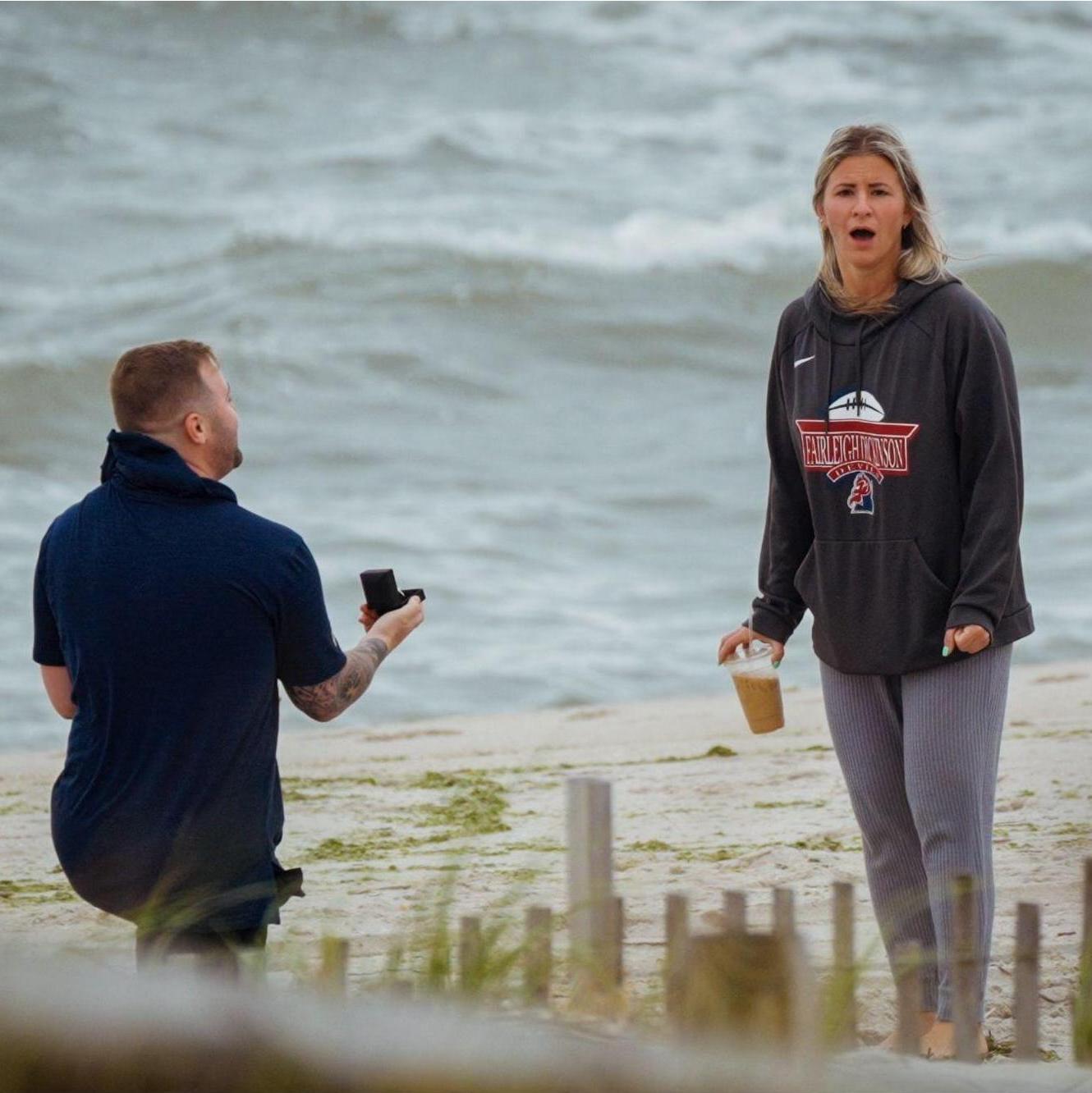 The moment he proposed