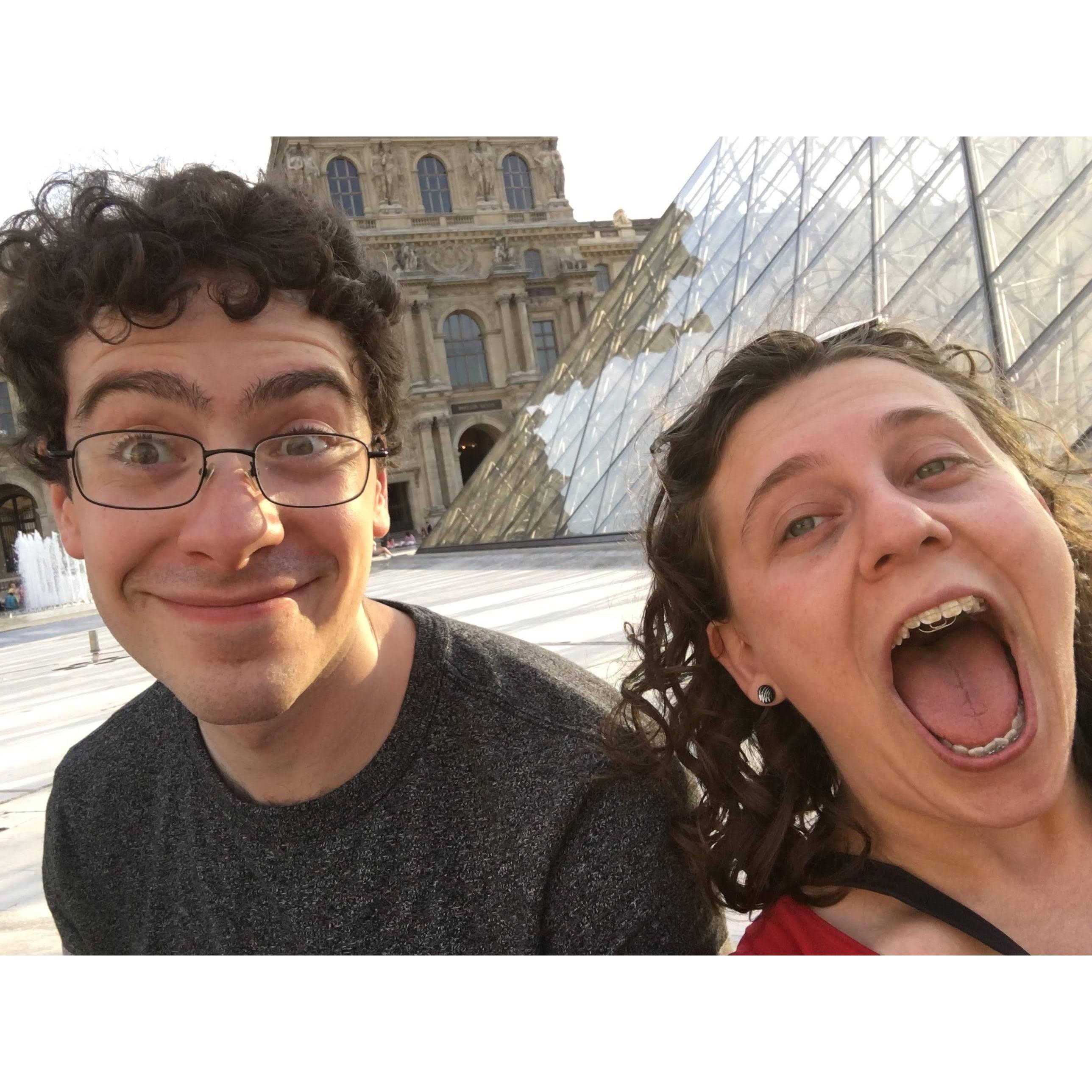 Together at the Louvre!