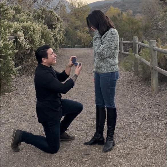 We got engaged on December 5, 2021 at Mission Trails Regional Park, San Diego, CA.
