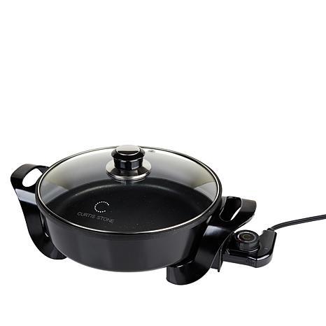 exclusive! Curtis Stone 10" Round Dura-Electric Nonstick Skillet