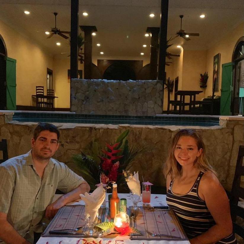 We first said "I love you" this night in Belize, 2019