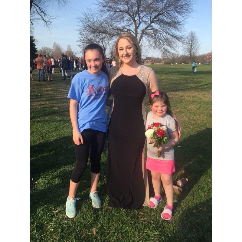 Prom with Baby Olivia and Abigail!