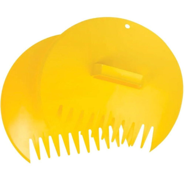 Rocky Mountain Goods Classic Leaf Scoops - Yellow Collector Leaf Grabbers with Handles for Easy Yard Cleanup - Claw Rake Tips for Gathering and Scooping Leaves and Grass
