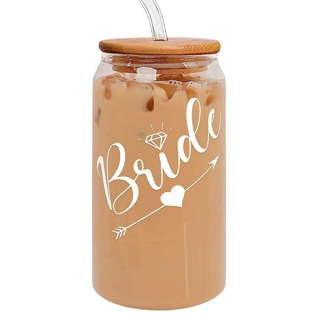 Bride To Be Gifts - Bridal Shower Gift - Engagement Gifts for Women, Bachelorette Gifts for Bride, Bride Gifts - Bachelorette Party Favors, Wedding Favors, Bridal Shower Decorations - Bride Can Glass