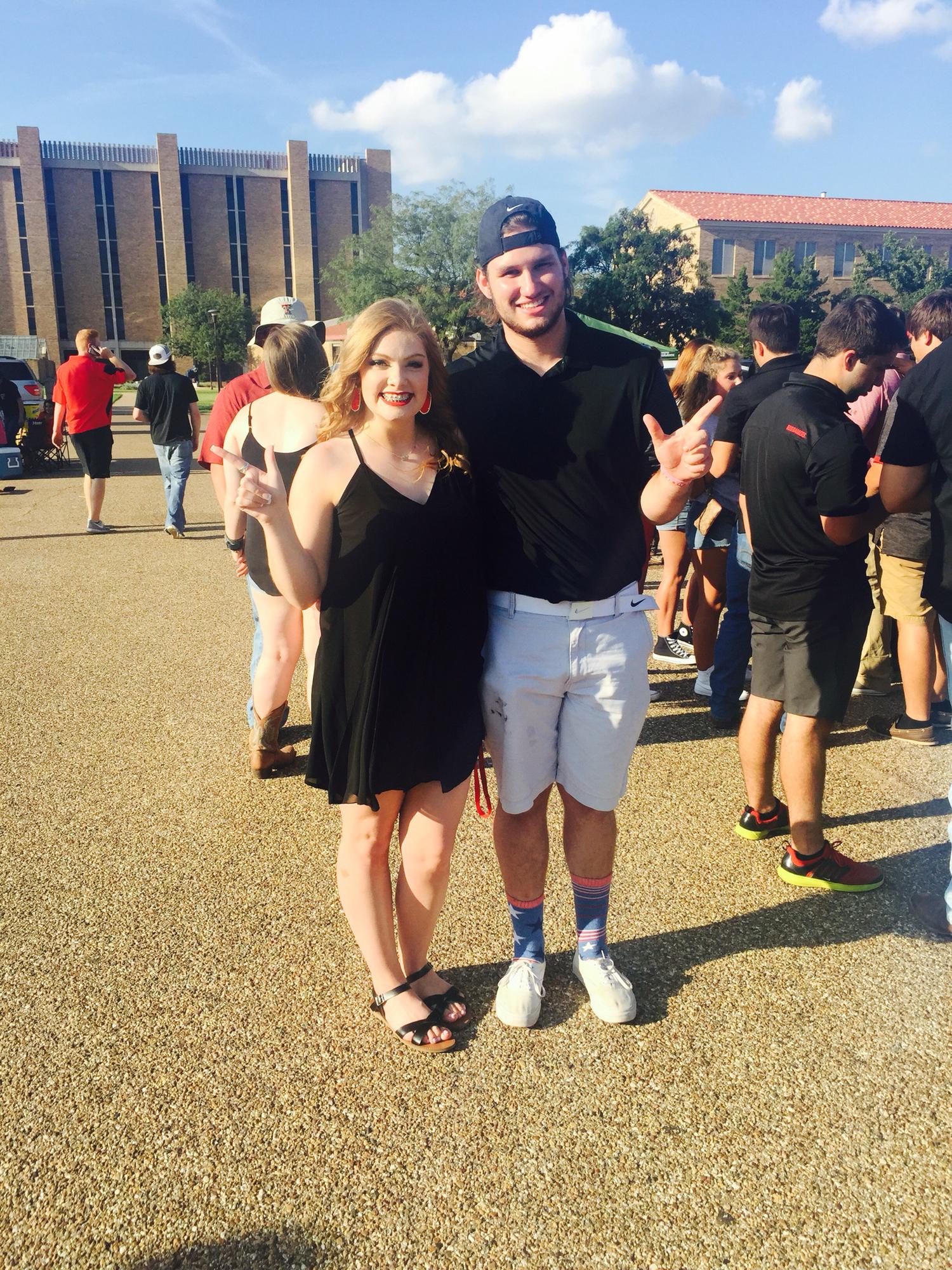 First Tech football game together!