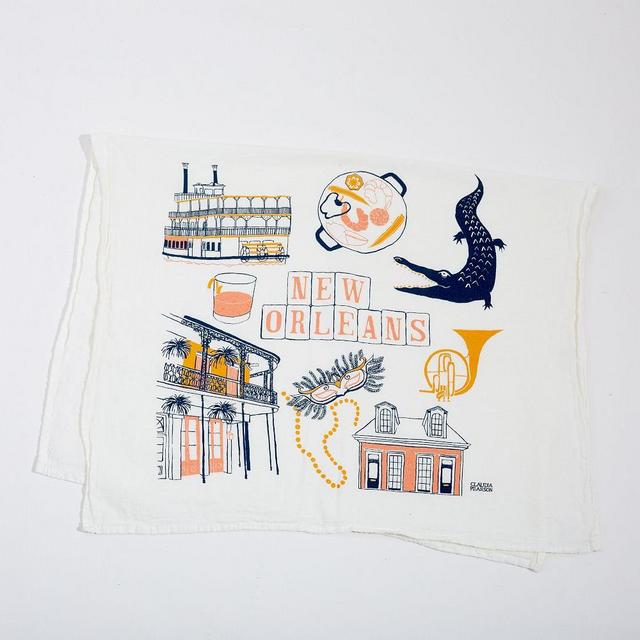 Claudia Pearson Tea Towel, New Orleans