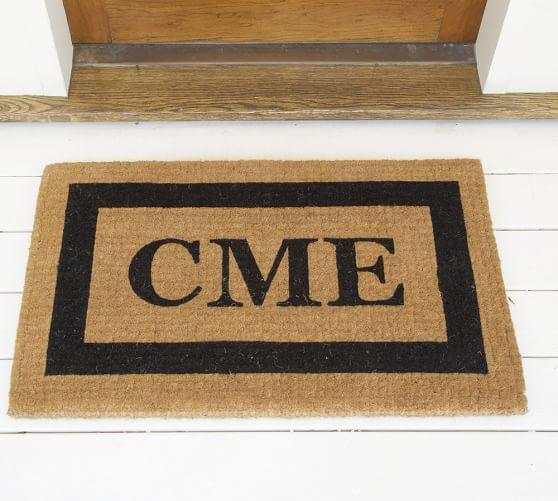 Monogrammed Doormat