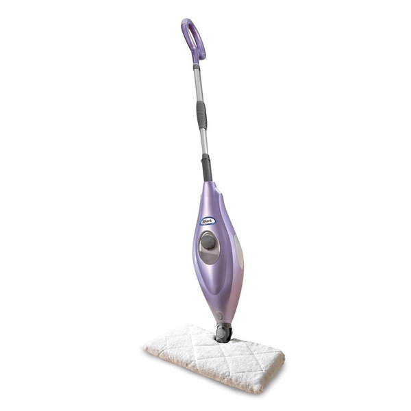 Shark S3501 Steam Pocket Mop Hard Floor Cleaner, With Rectangle Head and 2 Washable Pads, Easy Maneuvering, Quick Drying, Soft-Grip Handle and Powerful Steam, Purple