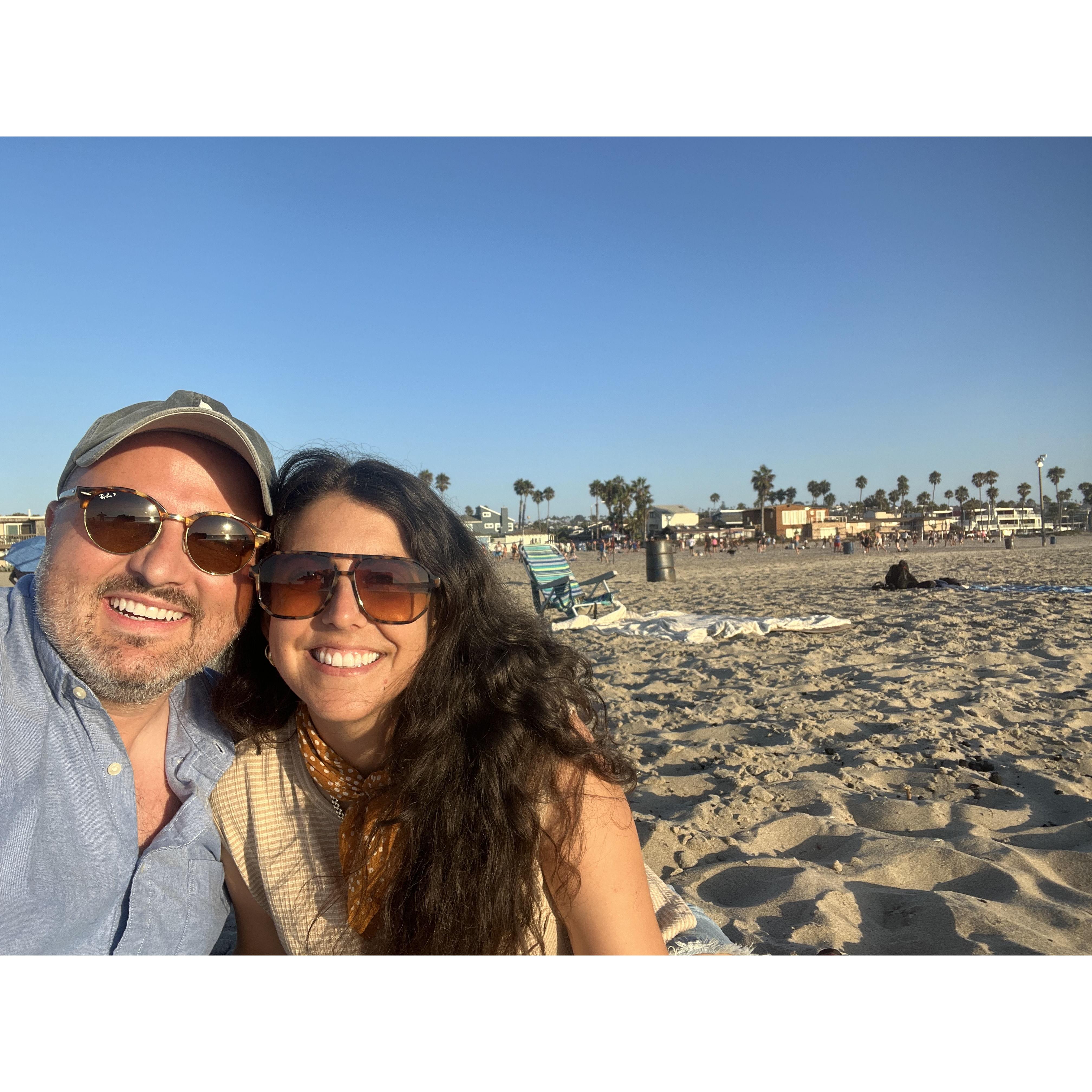 A SoCal Love Story in a photo.