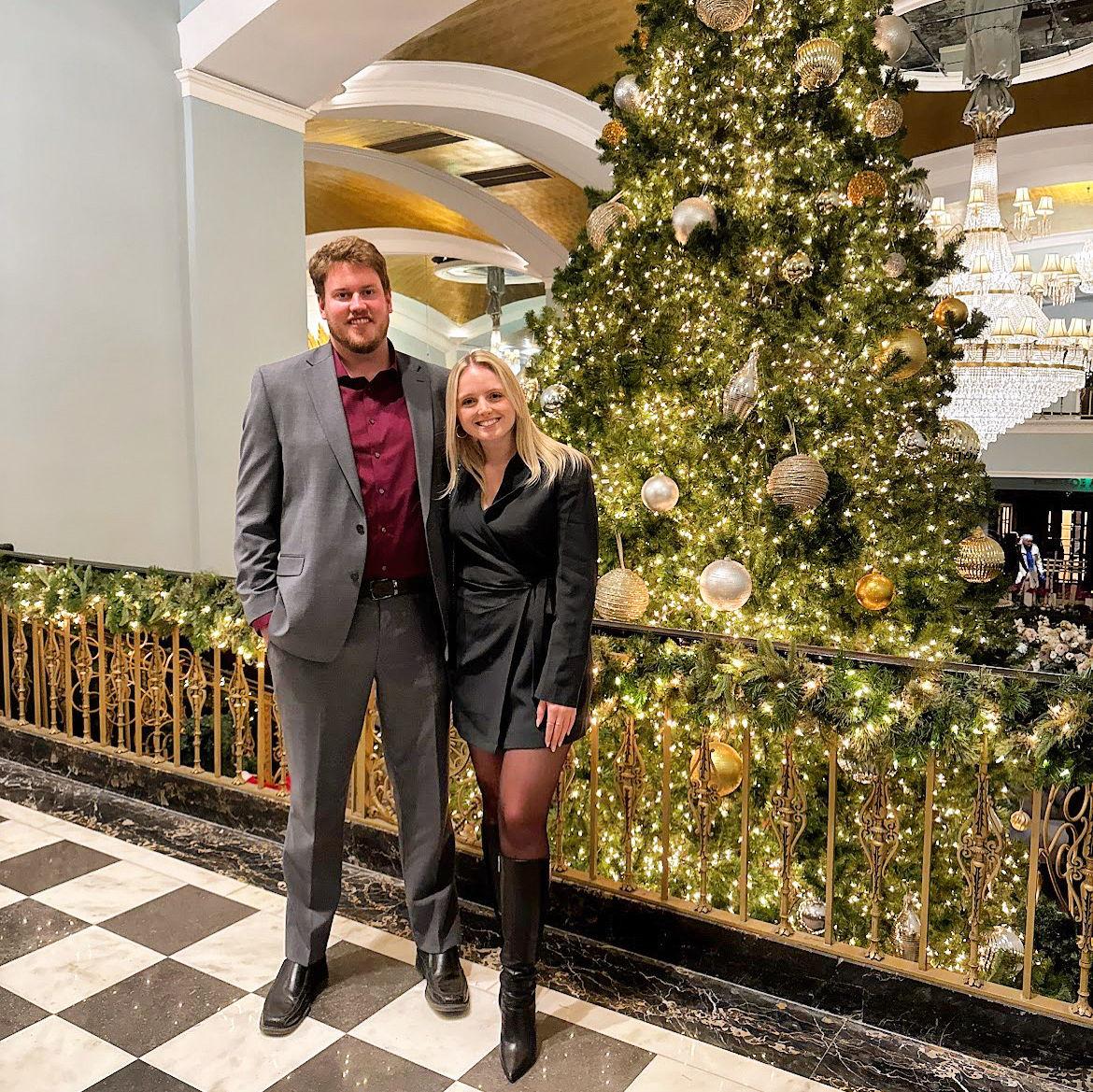 Tiffani's annual work Christmas party