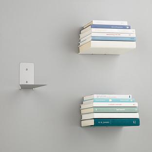 Umbra Silver Conceal Book Shelves Pkg/3