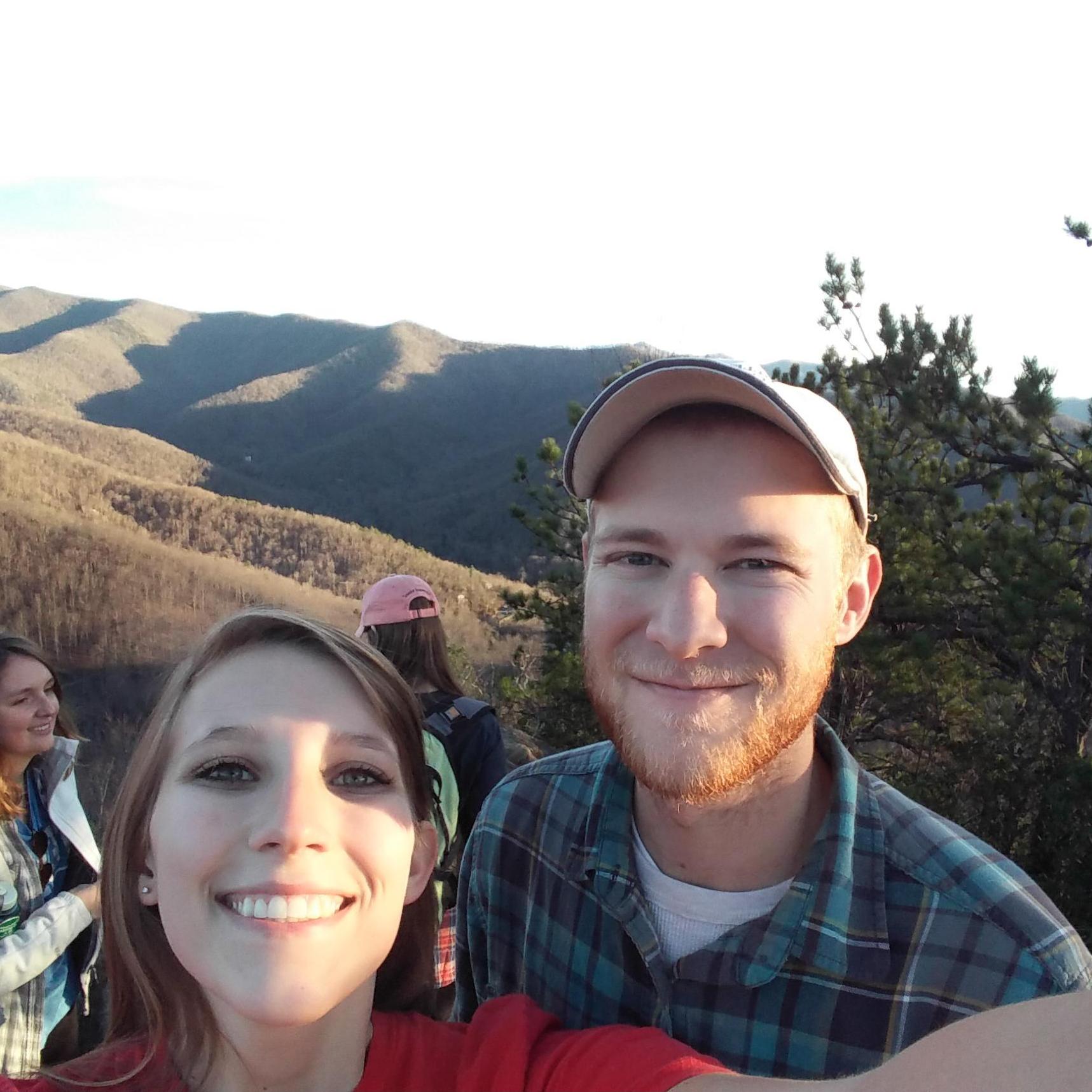 At the peak of Lookout Mountain at Montreat Conference Center, NC-- January 2016