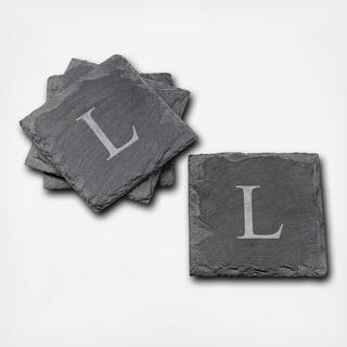 Personalized Slate Coaster, Set of 4