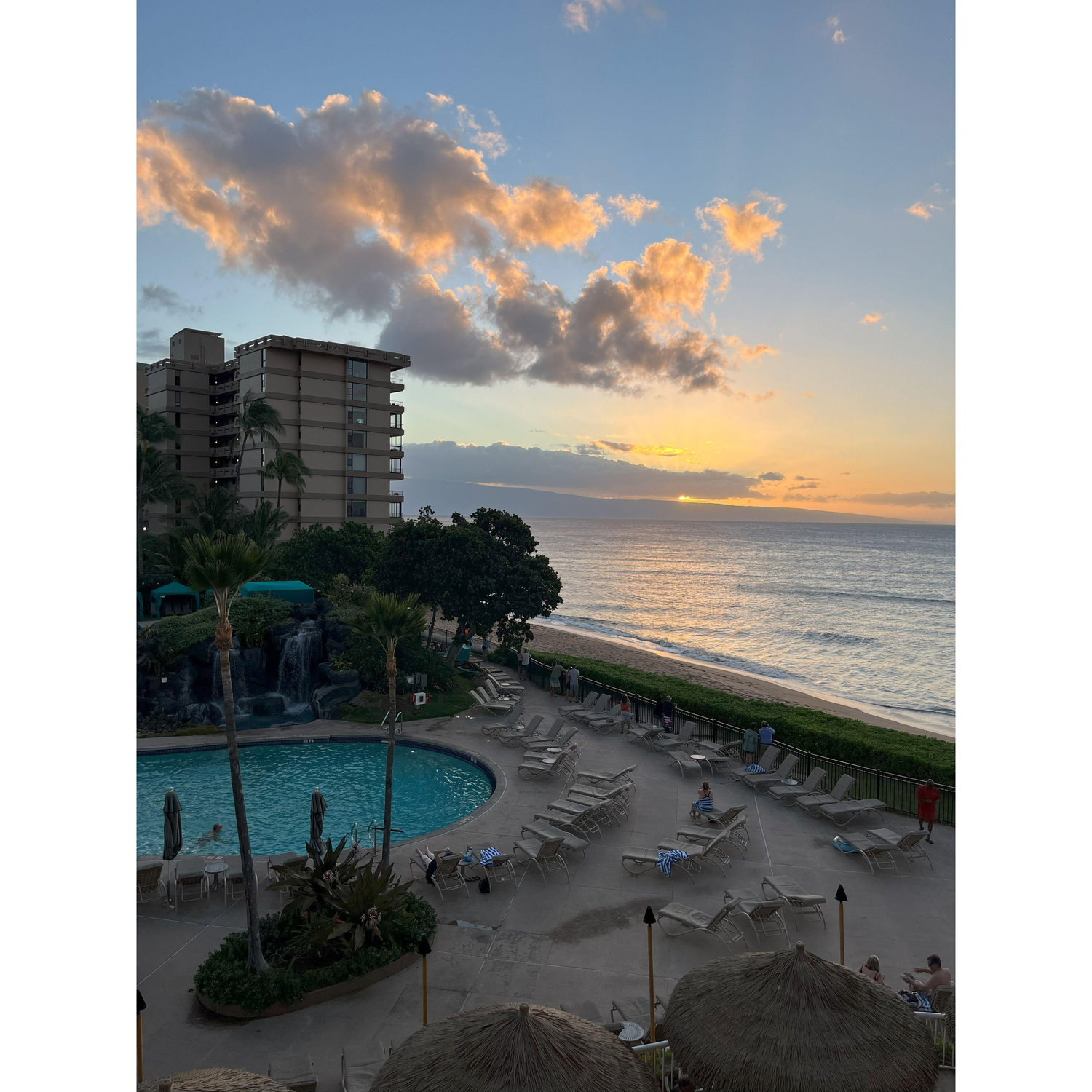 View from our balcony, Maui--Nov, '24