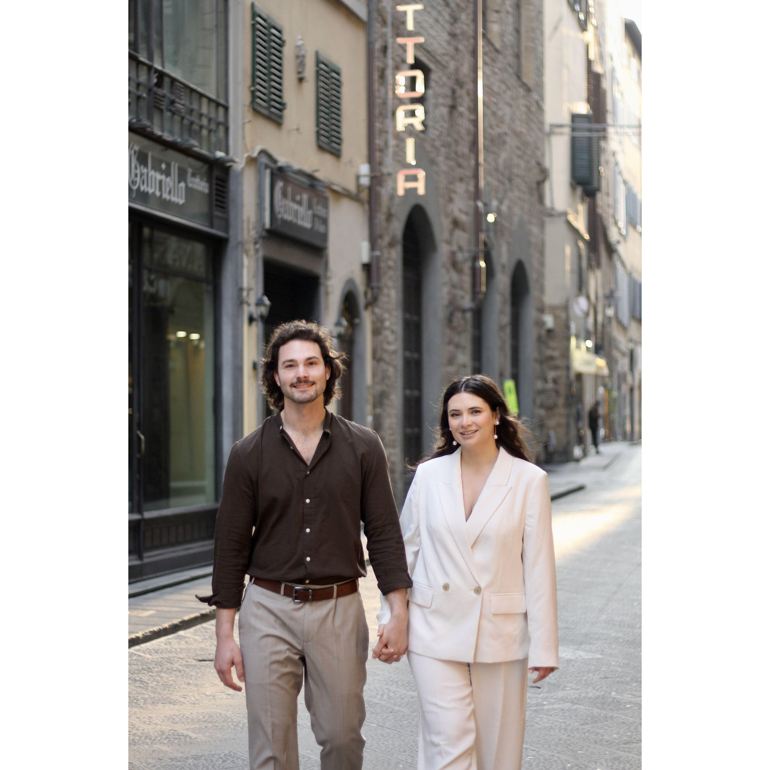Engagement photoshoot in Florence Italy