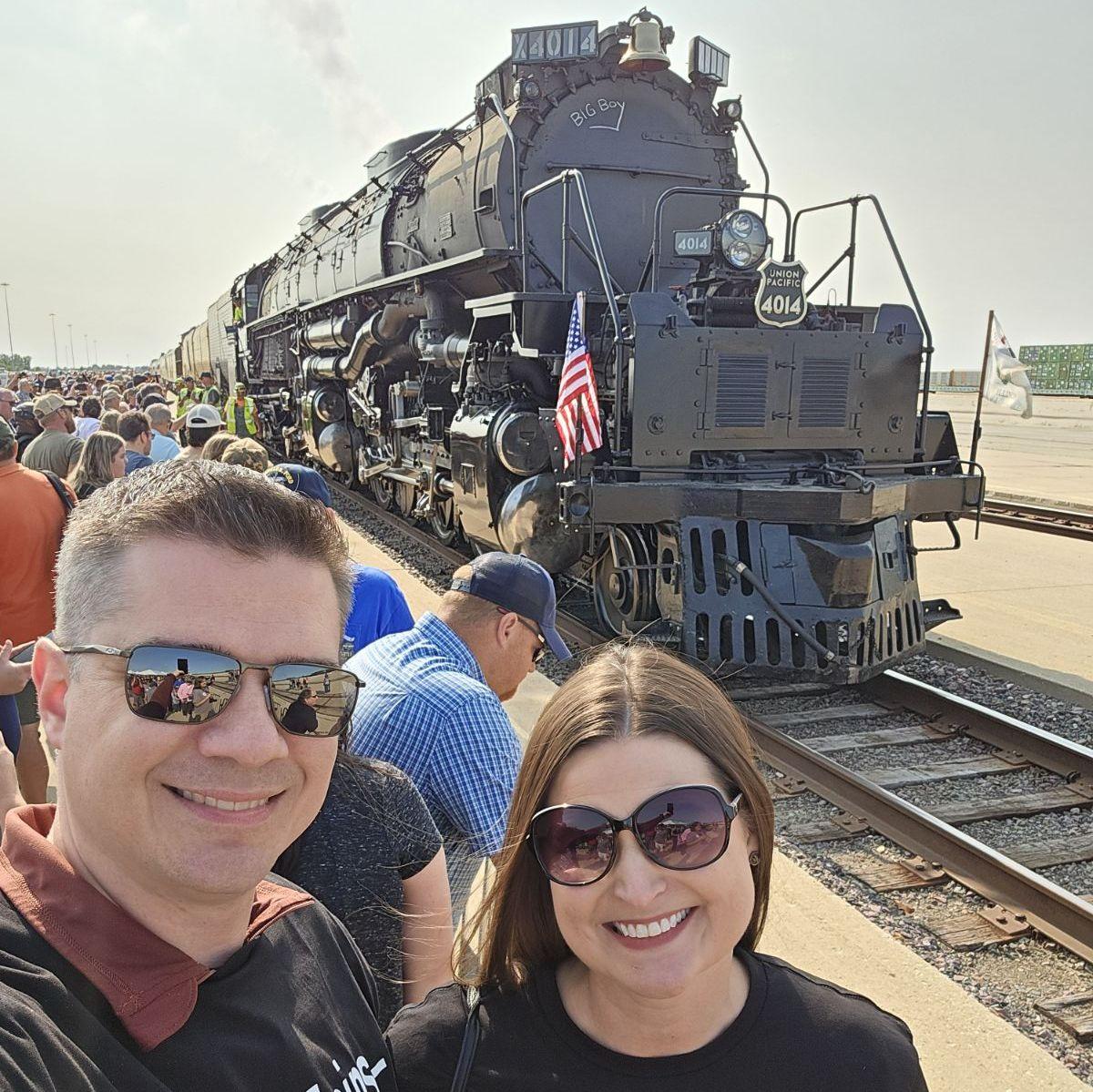 Big Boy Trains meeting the Big Boy Train - very memorable day!
