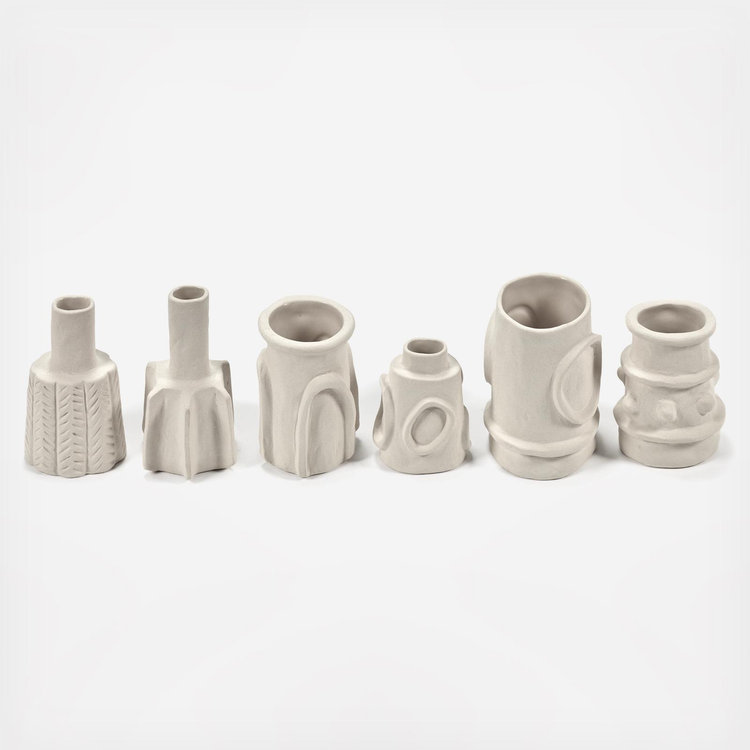 Serax, 6-Piece Marie Assorted Vase by Marie Michielssen | Zola