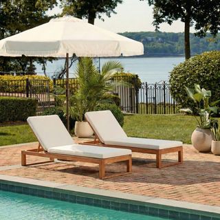 Grand Outdoor Sunlounger