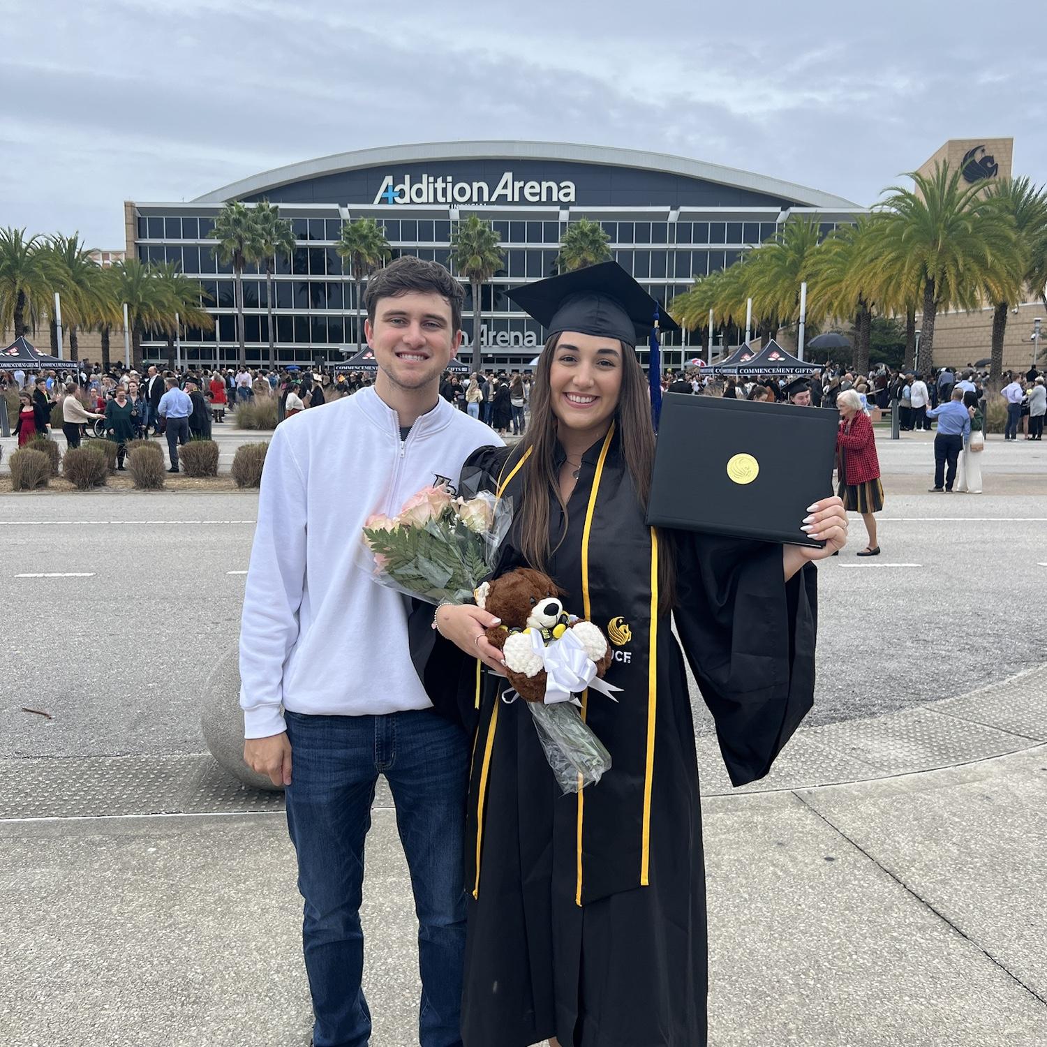 Graduating college together - just one day apart!