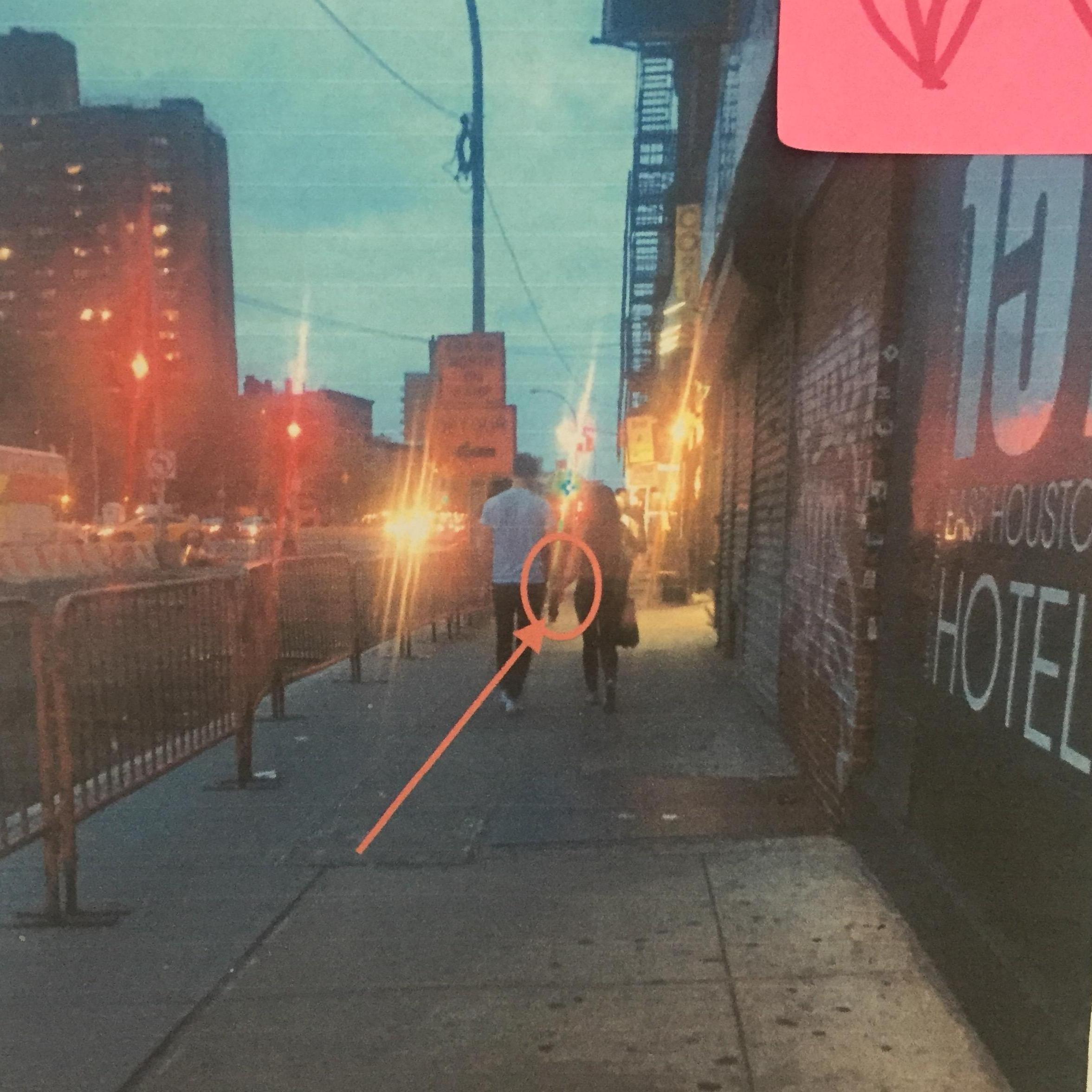 This photo was taken by a coworker of Patricks, who paparazzi spotted us on the street. It was our very first date, May 30, 2016.