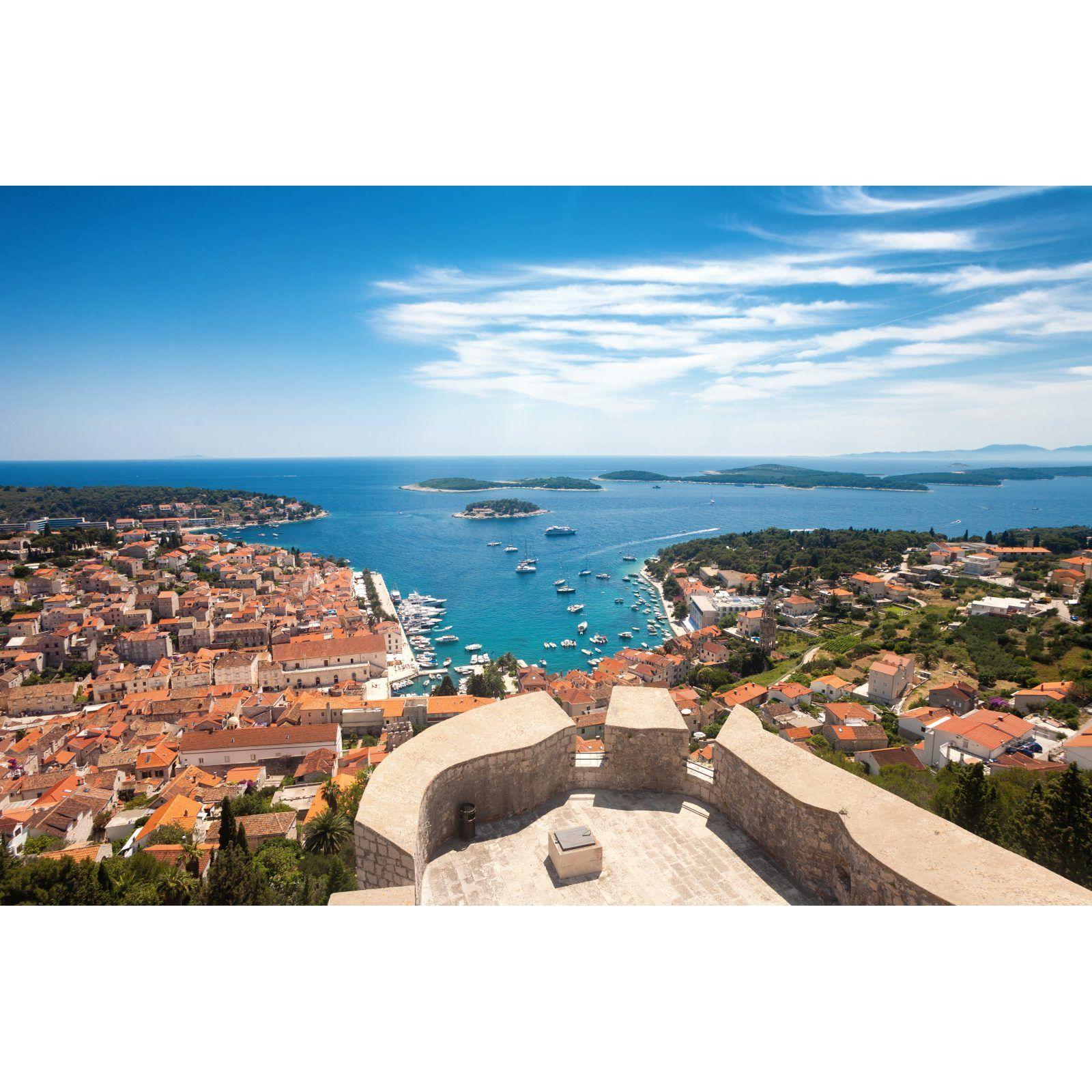 View from Spanish Fortress- Hvar Island