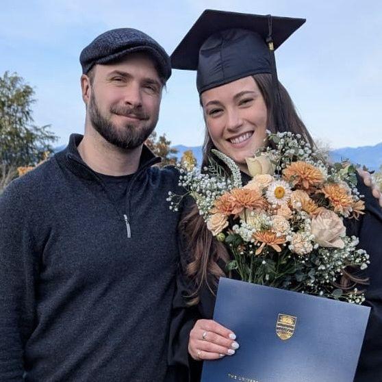 Brooklyn's graduation day at UBC