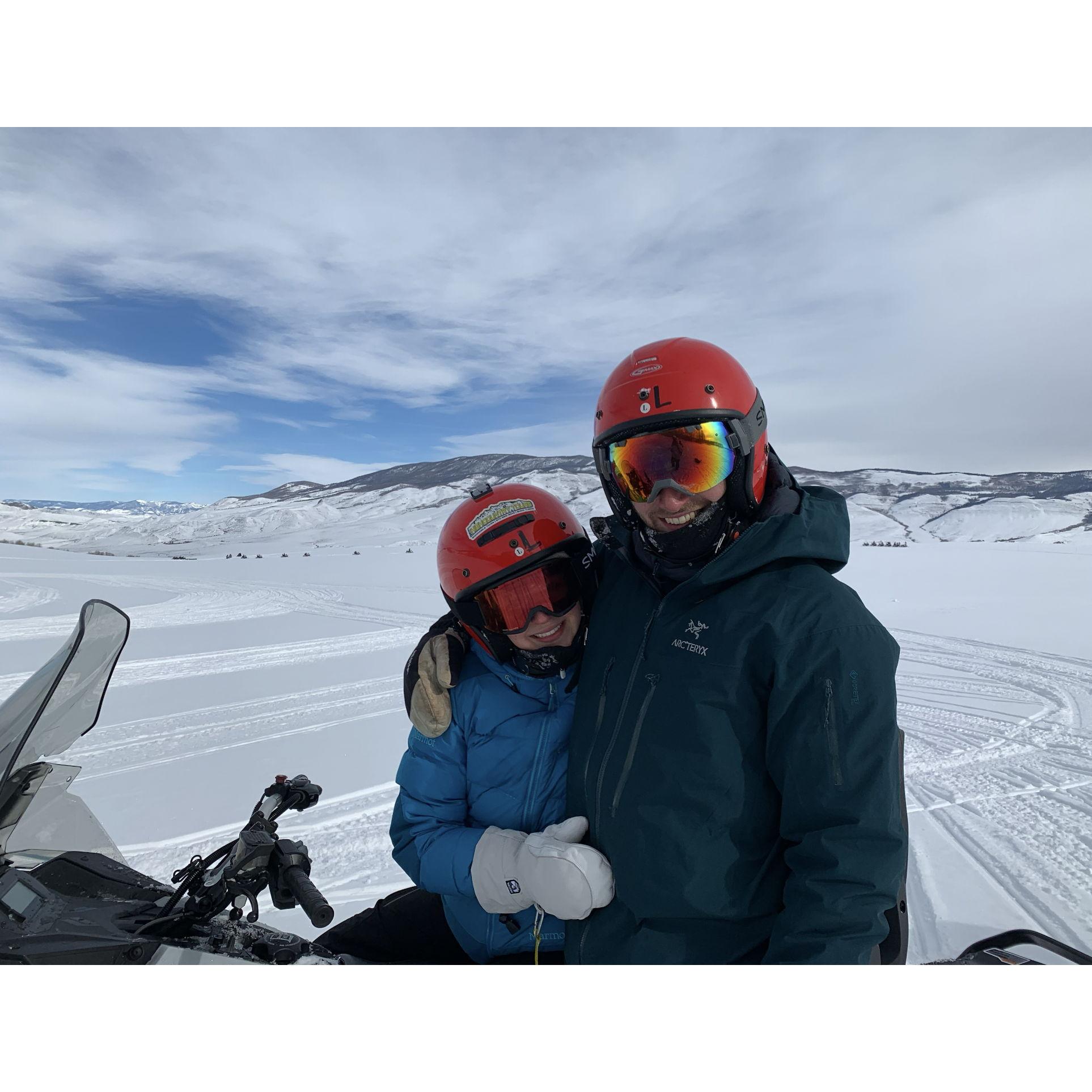 Snowmobiling in Colorado
