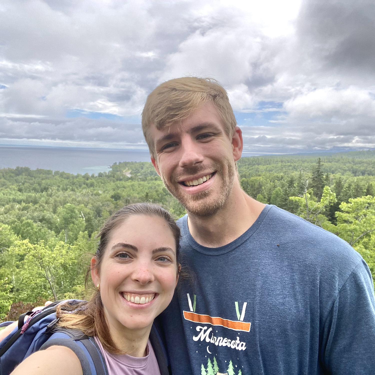 Hiking near Lake Superior