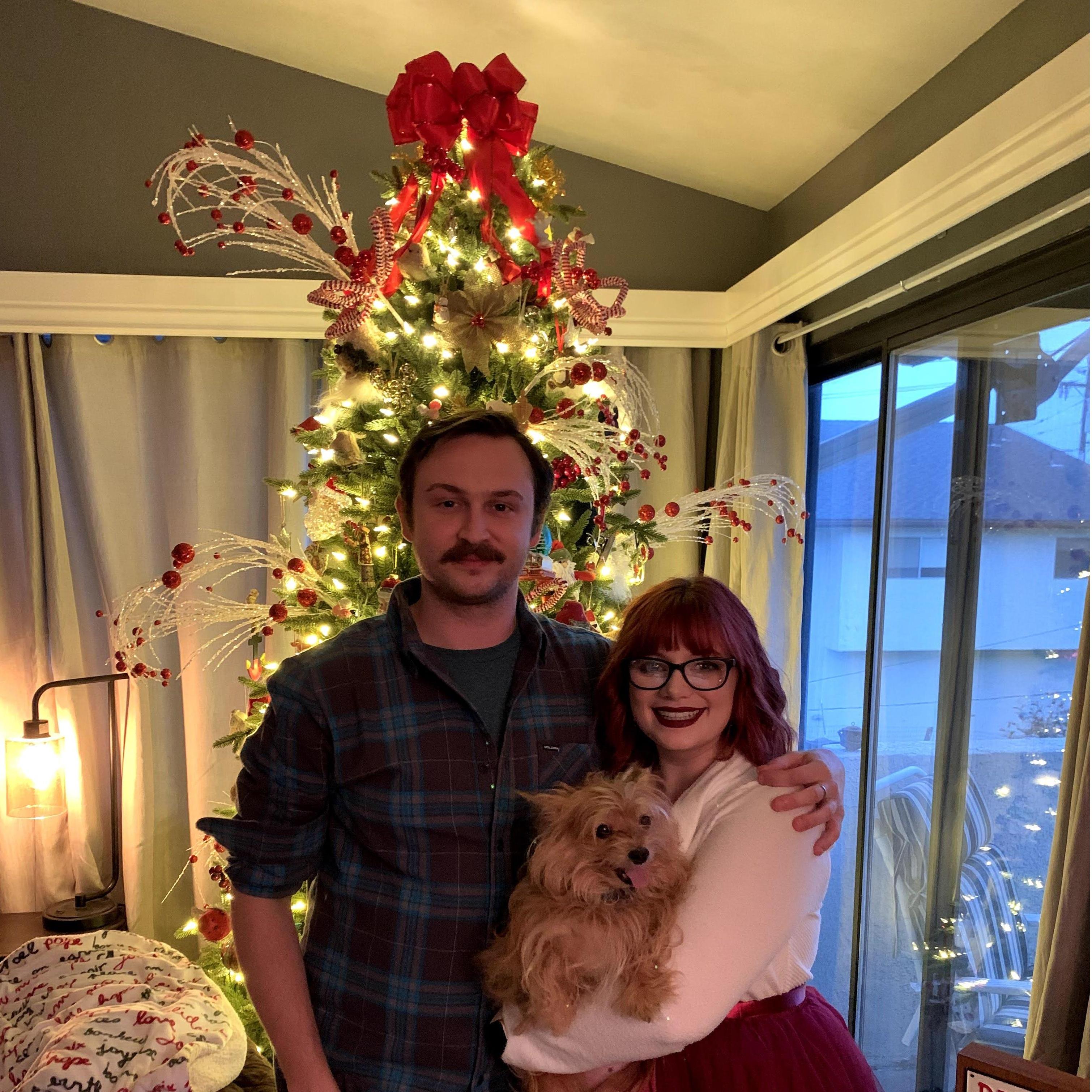 Our first Christmas and a small little family! December 25, 2019
