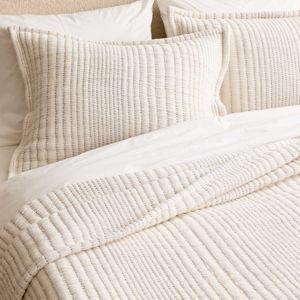 Organic Cotton Channel Stitch Sham Set