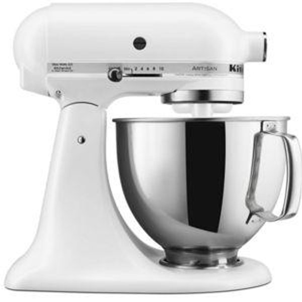 Artisan® Series 5 Quart Tilt-Head Stand Mixer Matte White KSM150PSFW | KitchenAid