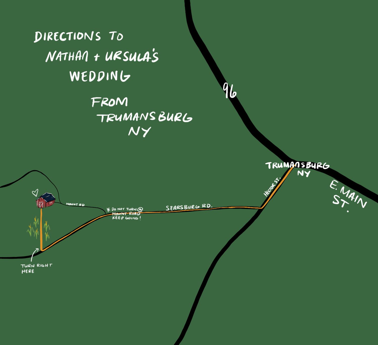 The Wedding Website of Ursula Hilsdorf and Nathan Baker