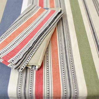 Warm Stripe Tablecloth