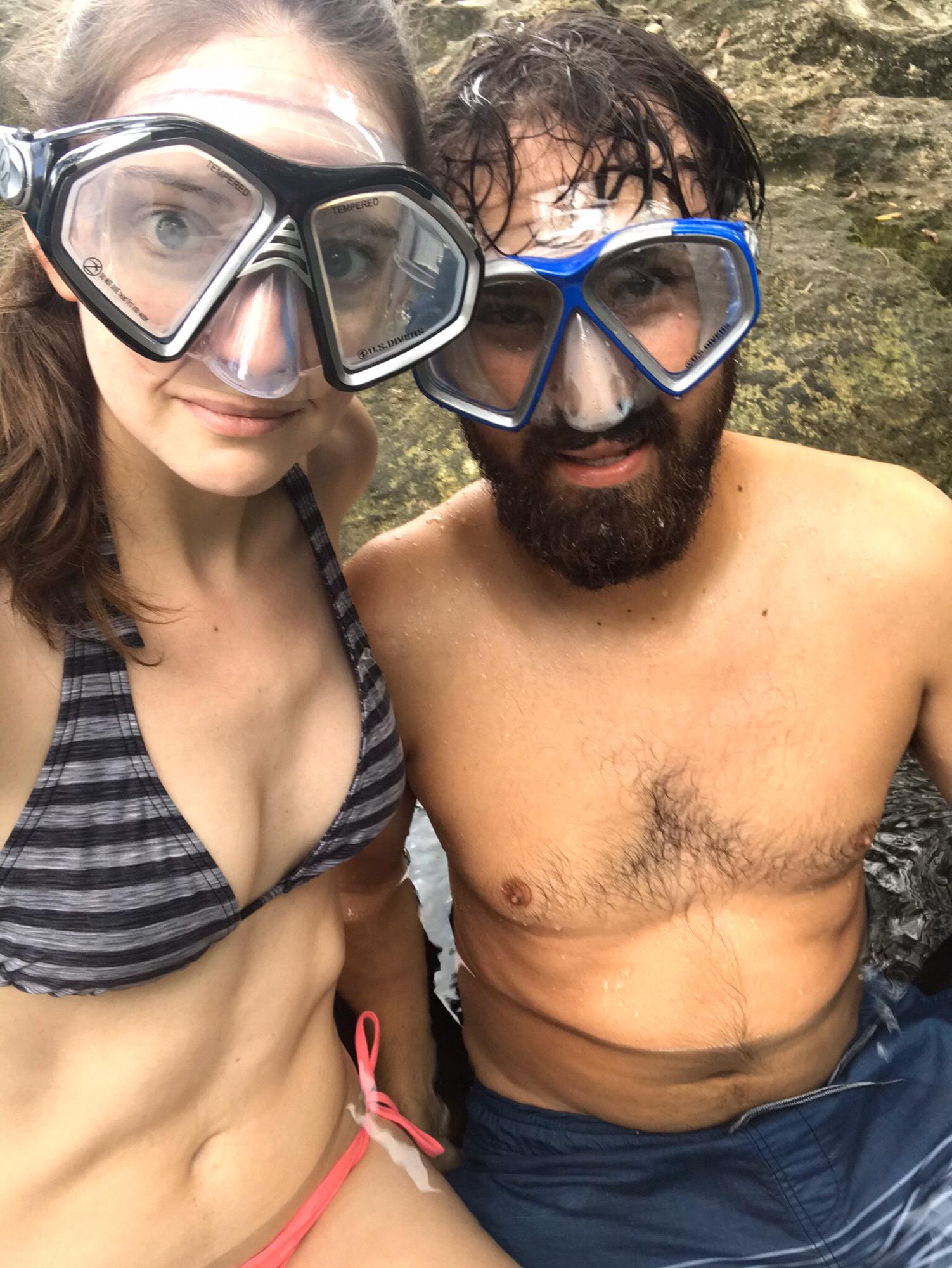 Very cold at Ginnie Springs in Florida