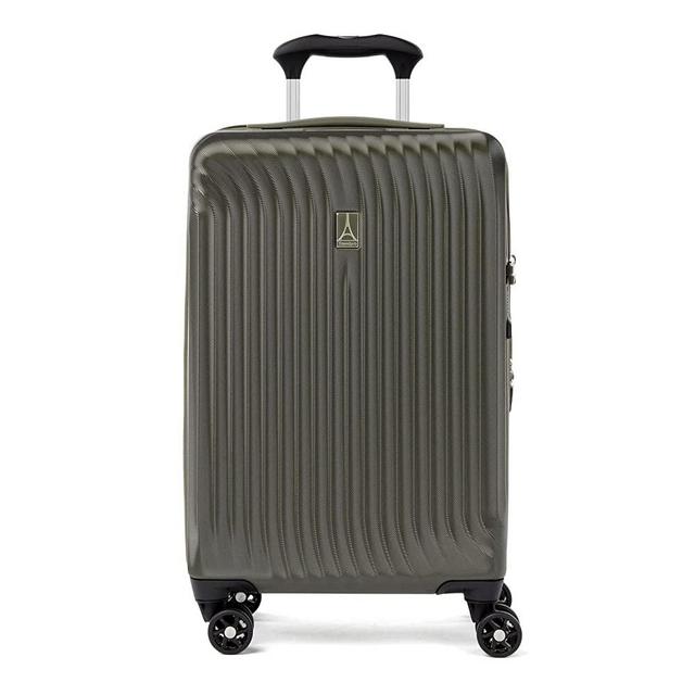 Travelpro Maxlite Air Hardside Expandable Luggage, 8 Spinner Wheels, Lightweight Hard Shell Polycarbonate, Slate Green, Carry-On 21-Inch