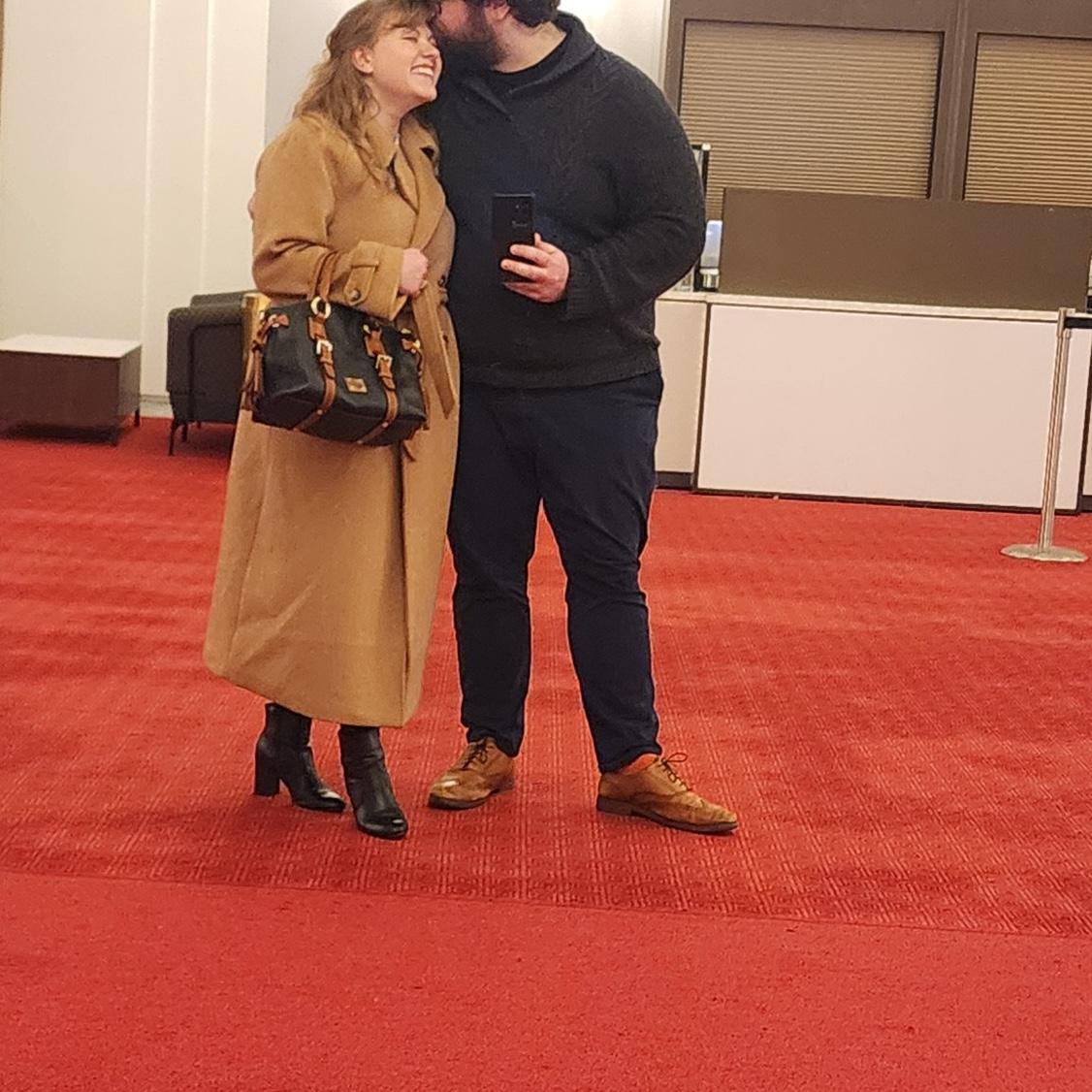 At the Kennedy Center on New Years Eve bringing in 2025 with John Oliver