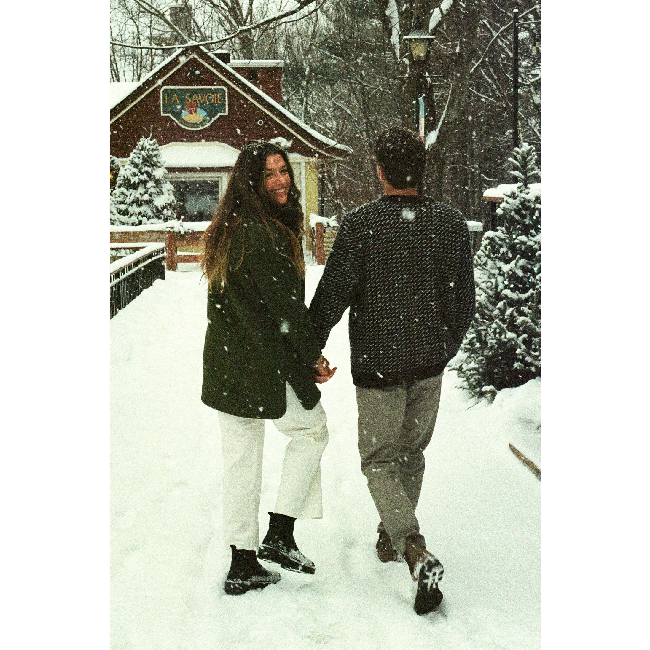 engagement film shoot - Mont Tremblant, QC