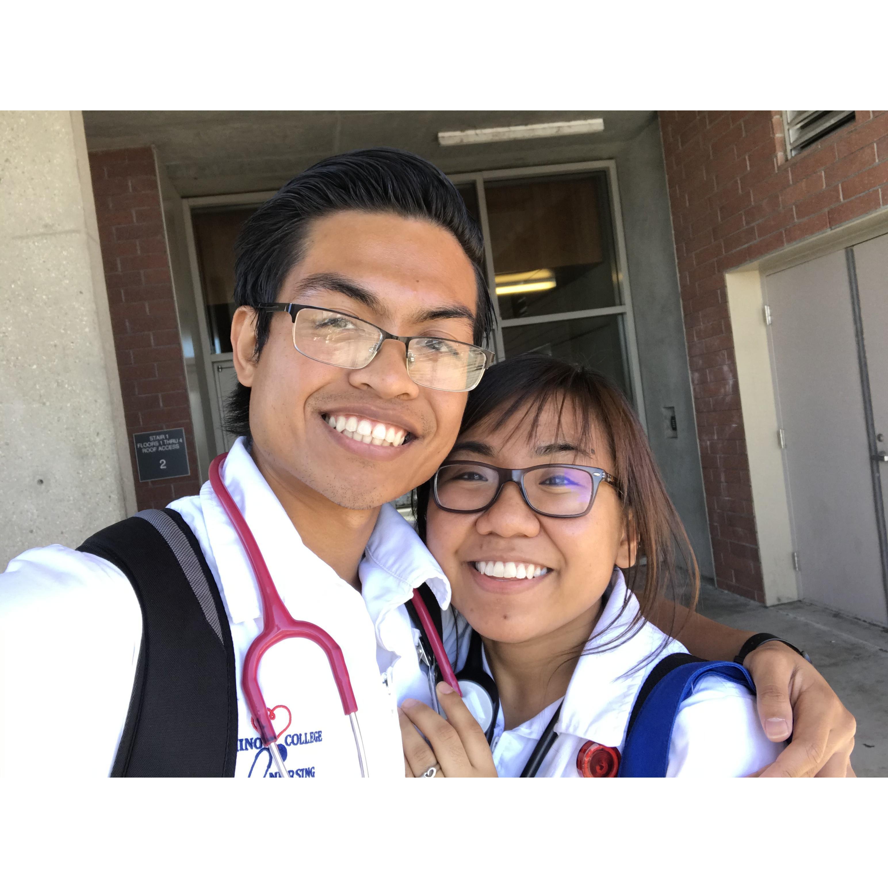 Last exam of nursing school, December 2020.