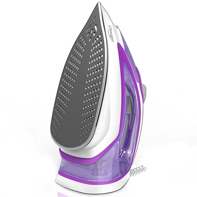 OMAIGA Steam Iron, Iron for Clothes with Non-Stick Soleplate, Steam Iron for Clothes, Anti-drip Iron with Auto-Off, 1850W Steam Iron with Control System, 13.5oz Water Tank