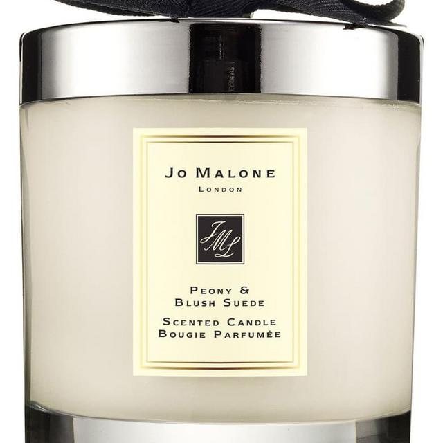 Peony & Blush Suede Scented Candle
