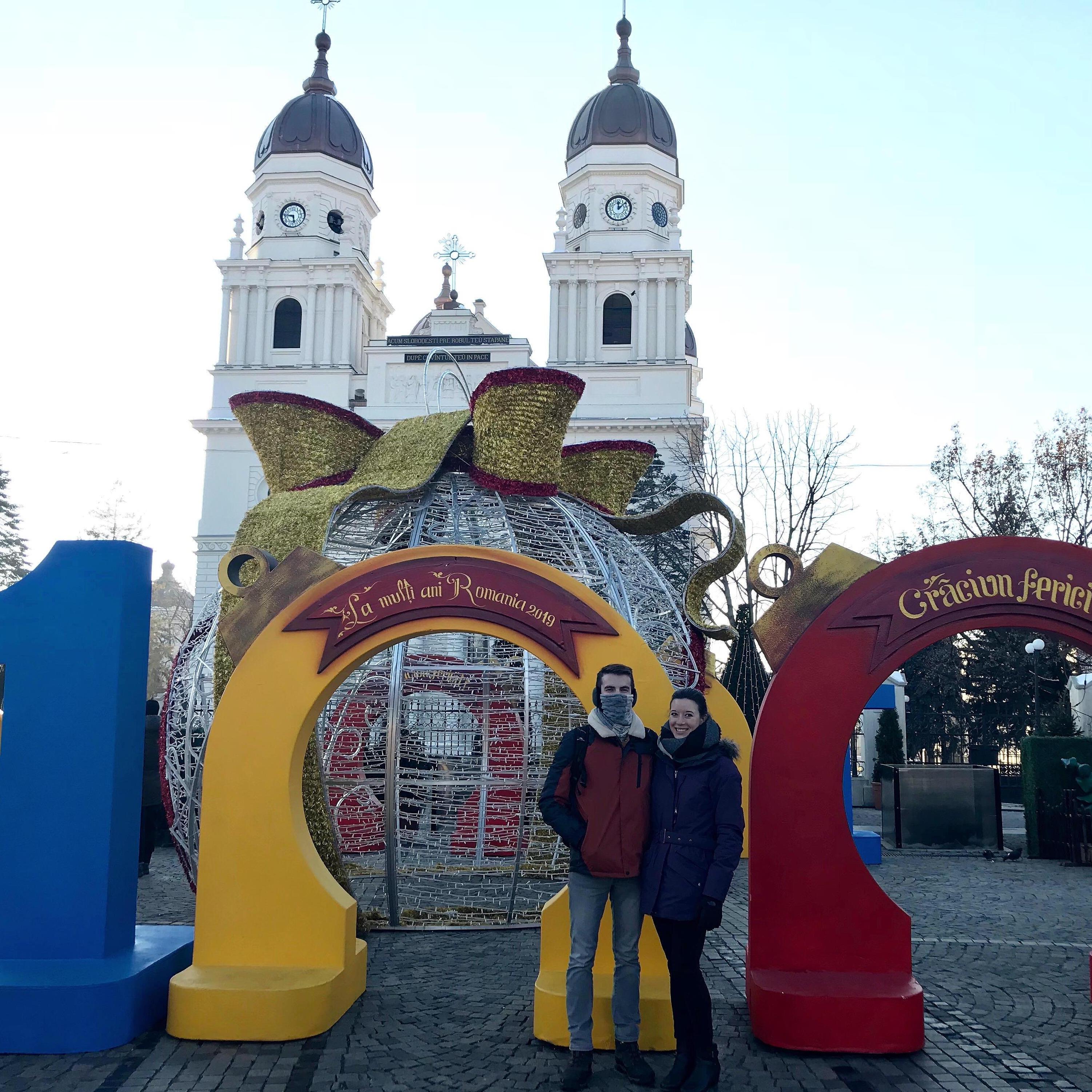 Celebrating 100 years of Romania's Great Reunification on December 1st, 2018. It was 9 degrees outside.