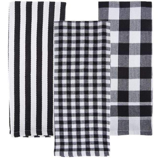 Black & White Kitchen Towels