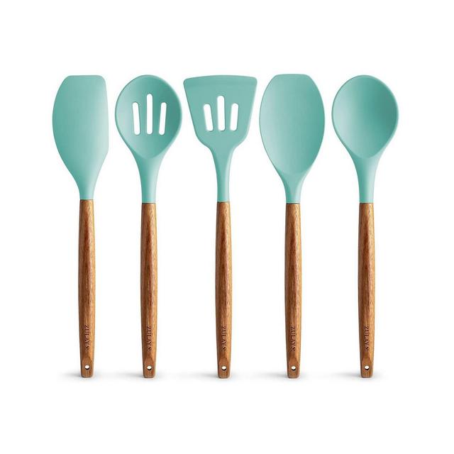 5 Piece Non-Stick Silicone Cooking Utensils Set